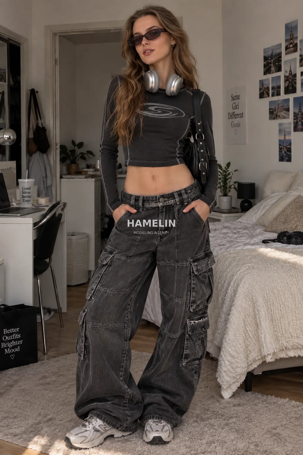 Y2K Cargo & Acid Wash Streetwear Campaign 3