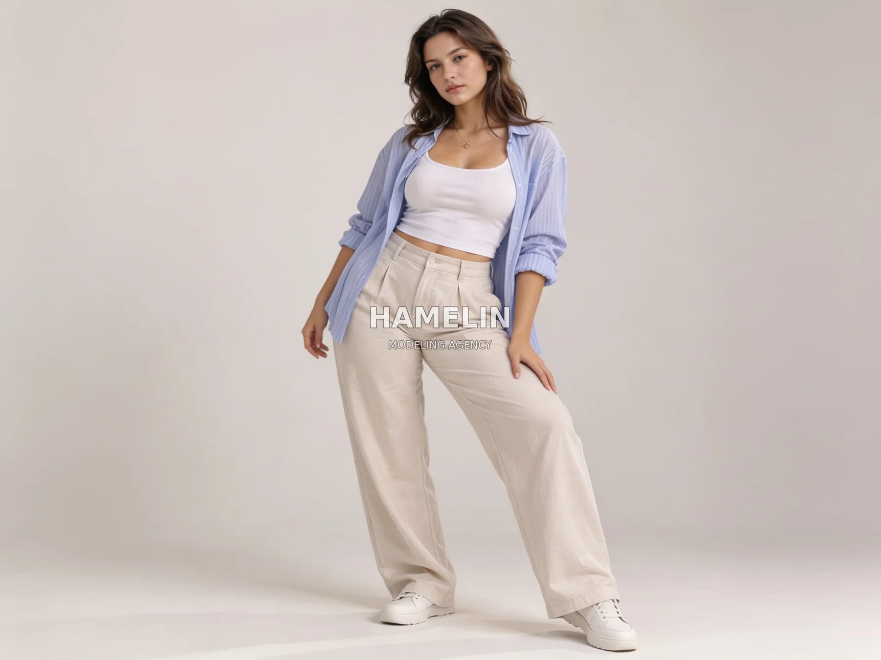 Blue Stripes & Casual Linen E-commerce 2