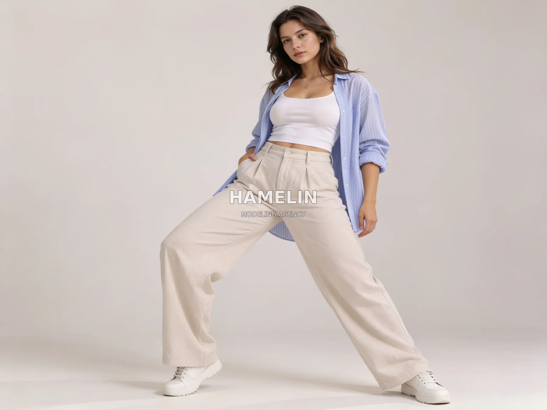 Blue Stripes & Casual Linen E-commerce 4