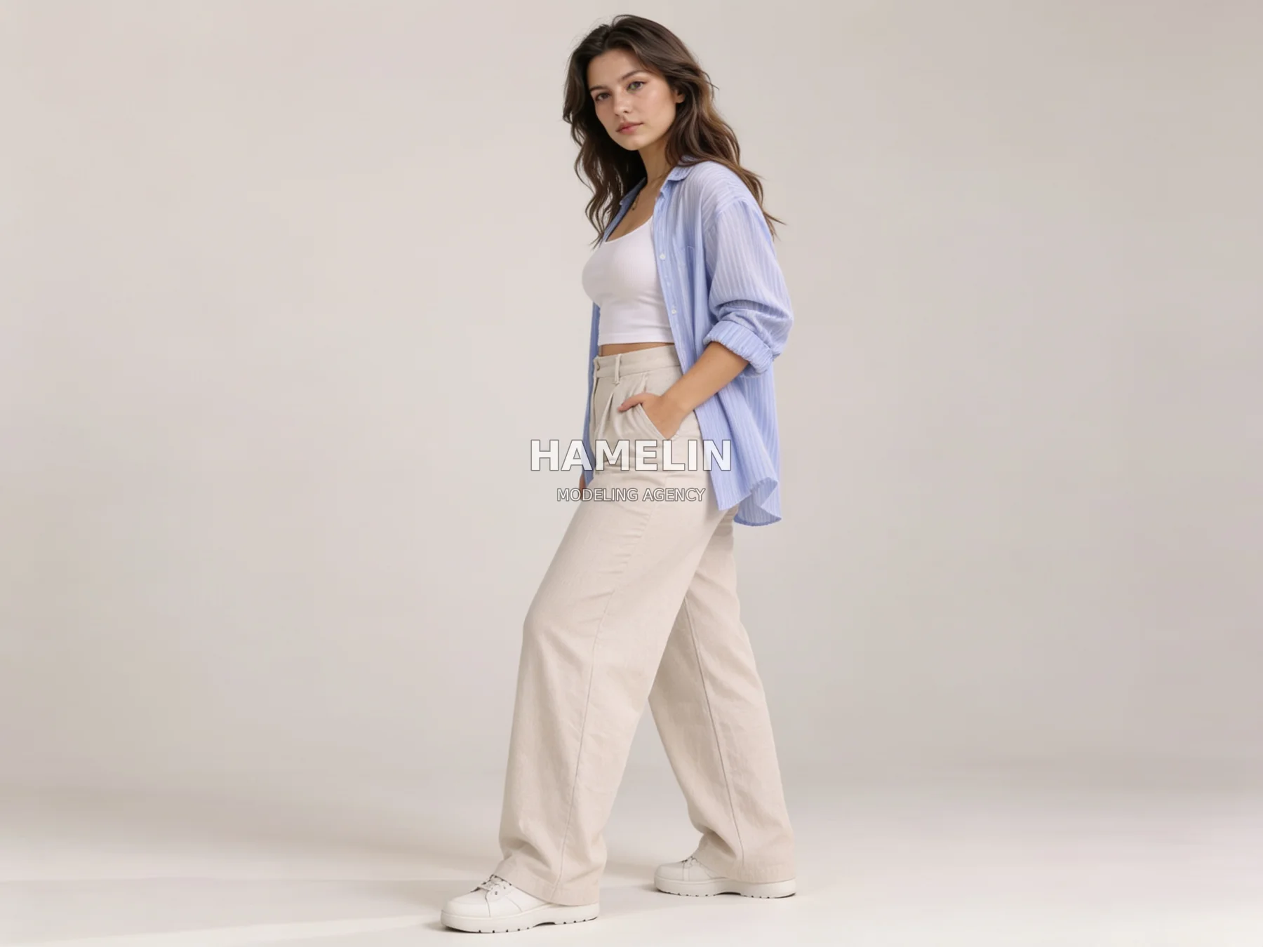 Blue Stripes & Casual Linen E-commerce