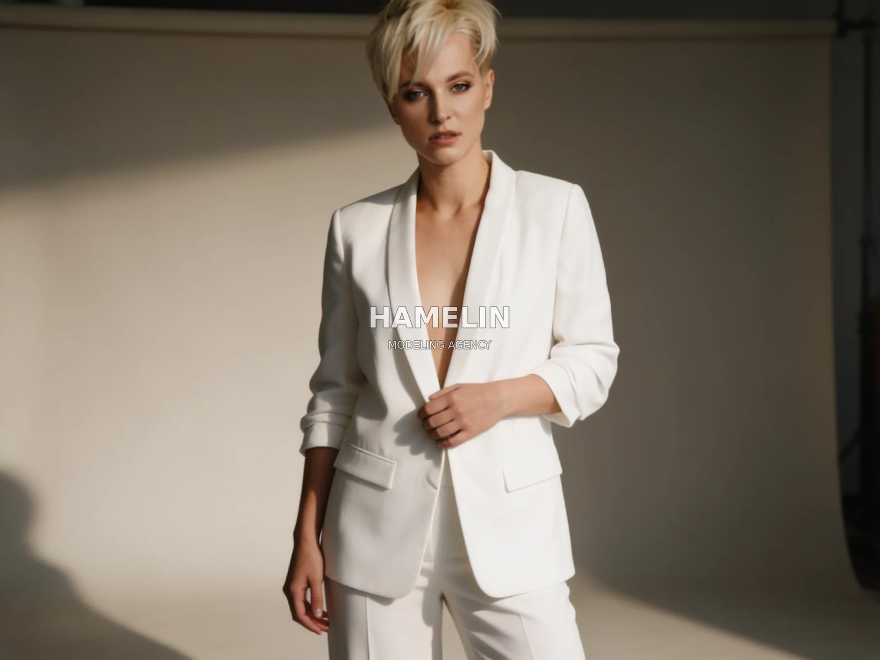 White Tailoring Concept & Platinum Pixie Editorial