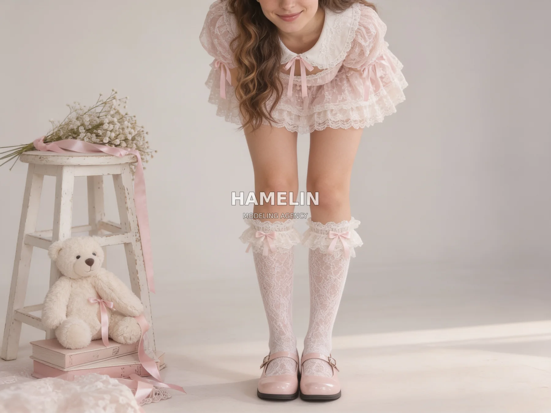 Pink Lace Dream & Coquette Editorial 3