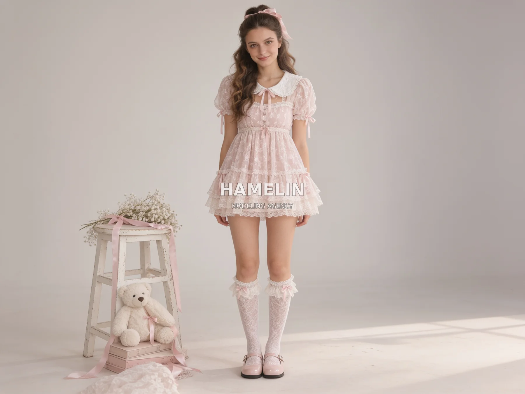 Pink Lace Dream & Coquette Editorial 4